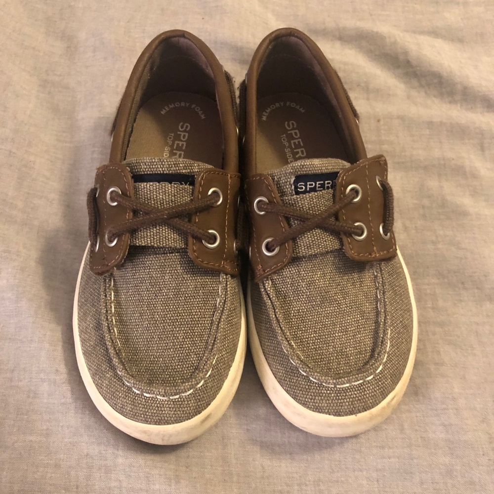 Sperrys Boys Velcro Boat Shoe